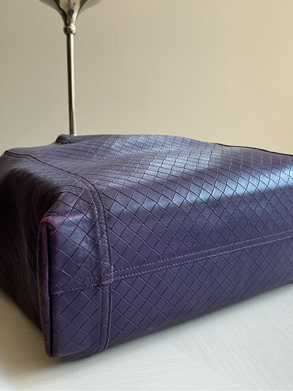 Authentic Bottega Veneta Intrecciomirage Woven-Effect Leather Tote Bag - Picture 6 of 12